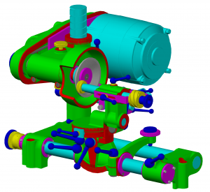 Quorn Assembled CAD Model