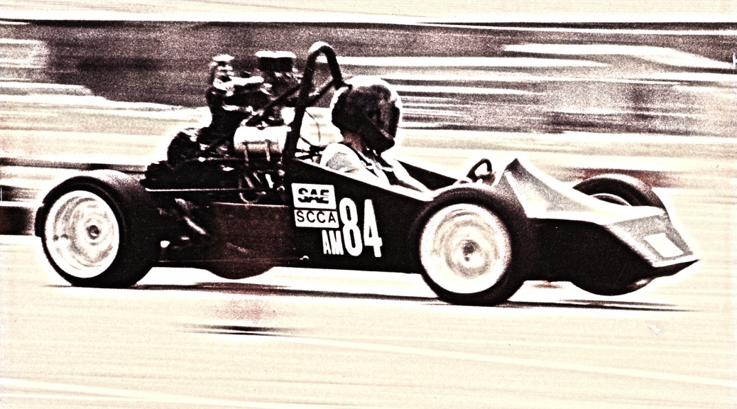 Tom Driving in SAE Race