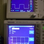Scope showing 19Hz waveform