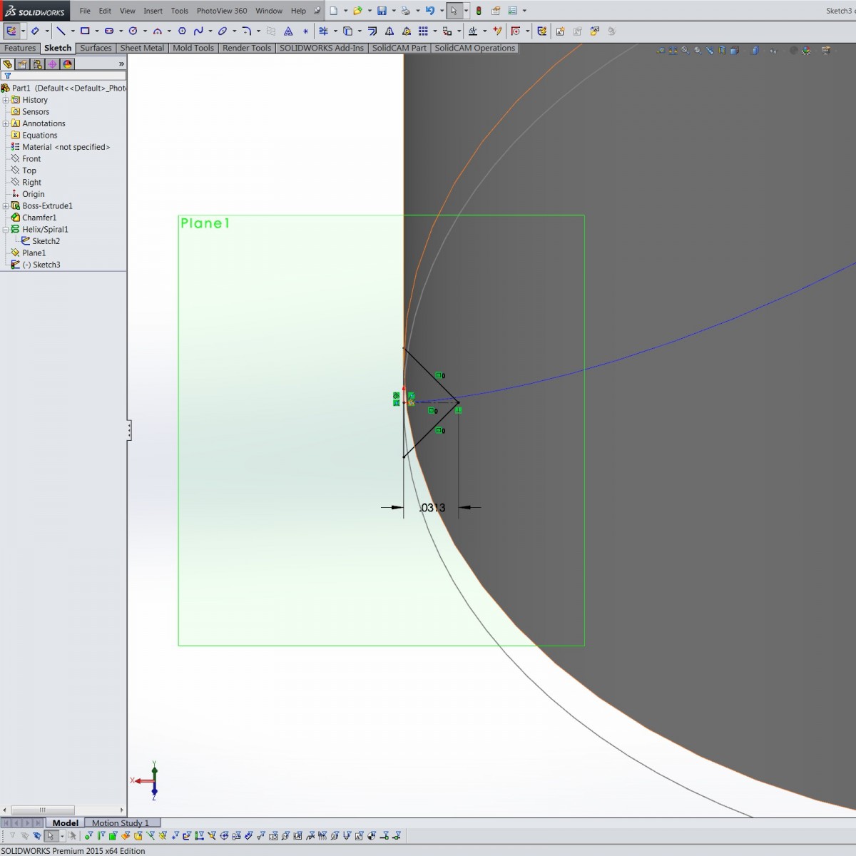Solidworks Pro Triangle Drawing Accurate Knurls in SolidWorks | Tom's Maker Site