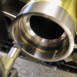 The Fixed Bearing End Ready for Threading