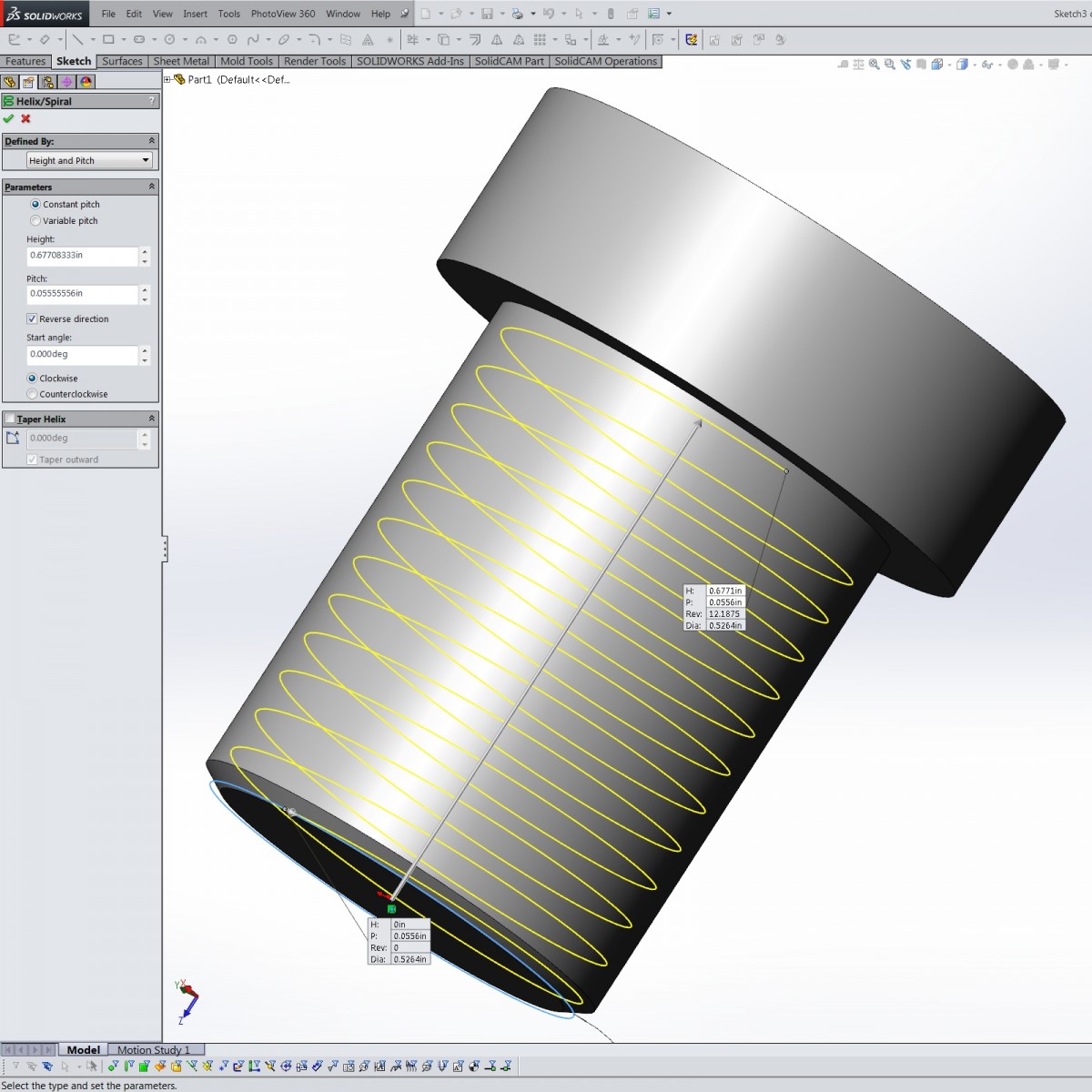 Accurate Threads in SolidWorks | Tom's Maker Site